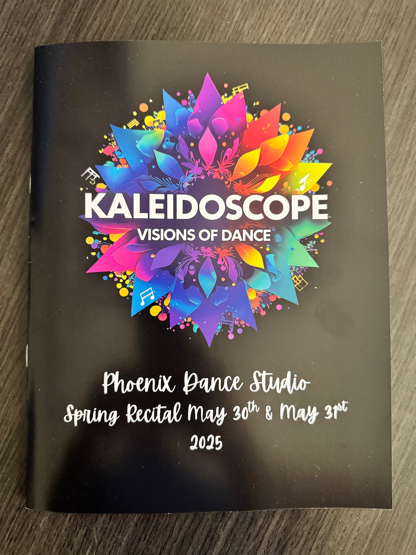 Recital Program - Kaleidoscope - Visions of Dance