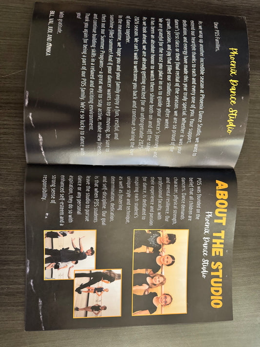 Recital Program - Kaleidoscope - Visions of Dance