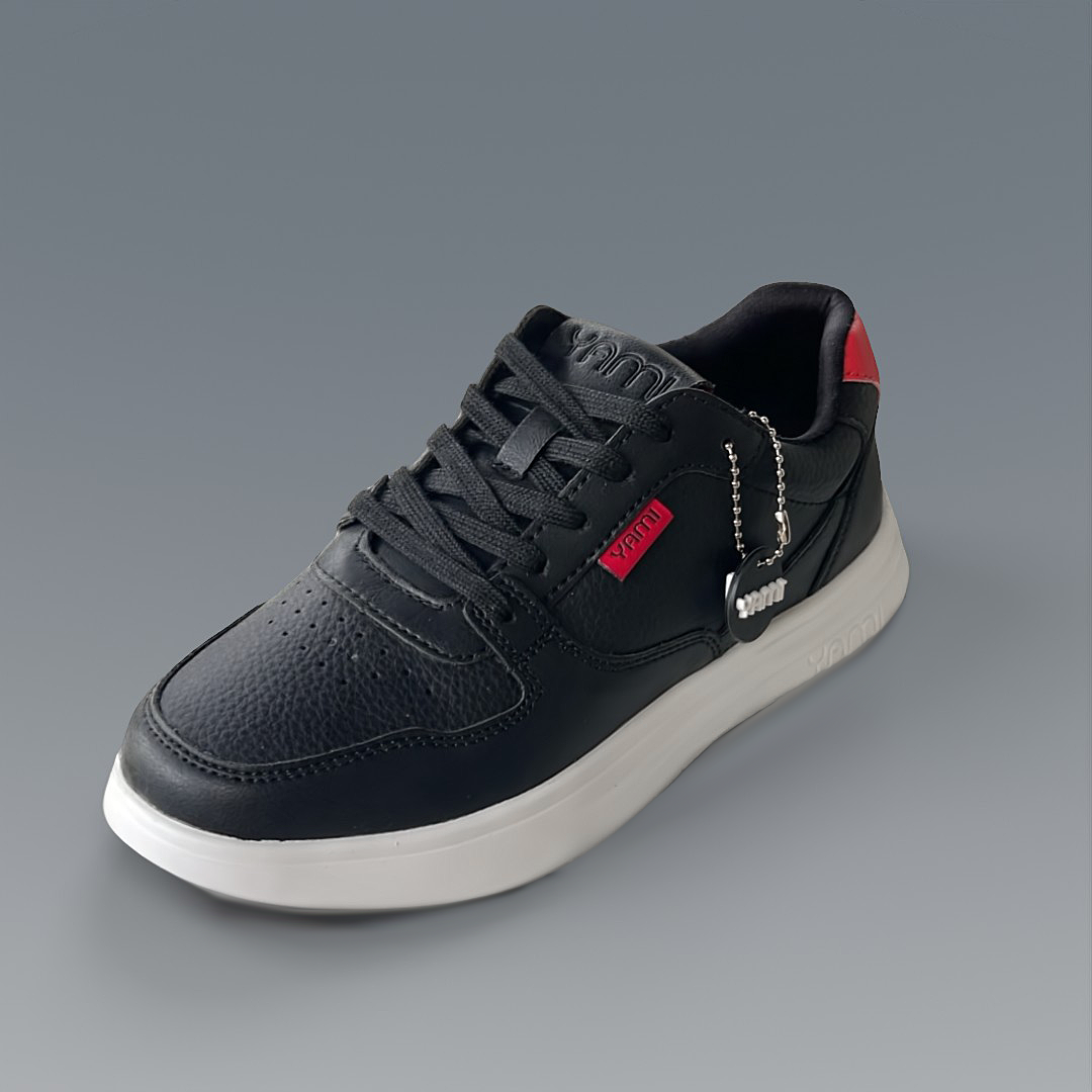 SpinSole 01 G2  Black/Fire Red, Men's & Women's Dance Sneaker
